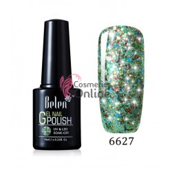 Oja semipermanenta Belen Lucky Glitter Bling UV / LED, 10ml Cod 6627